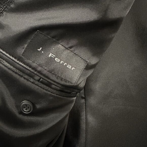 Black Genuine M Leather Blazer Jacket 90s 2000s Goth Grunge Streetwear Oversized - Picture 8 of 9